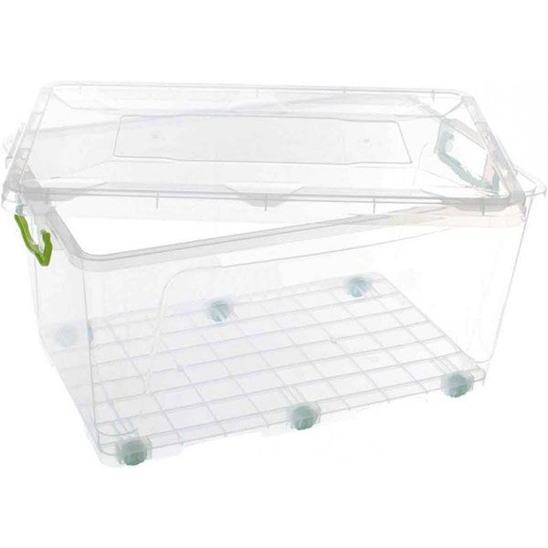 Контейнер для зберігання із кришкою 50 л Ал-Пластик №22 (харчовий пластик) 320x390x620 мм (40520374)